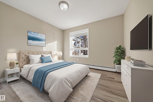 1205 330 Clareview Station Drive, Edmonton, AB - Indoor Photo Showing Bedroom