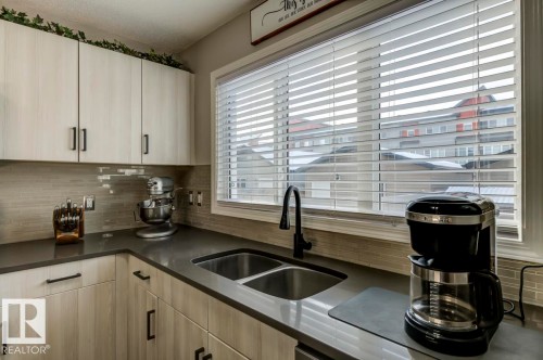 4317 Prowse Link Link, Edmonton, AB - Indoor Photo Showing Kitchen With Double Sink
