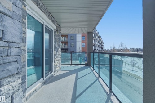 View of balcony - 106 1238 Windermere Way, Edmonton, AB - Outdoor With Balcony With Exterior