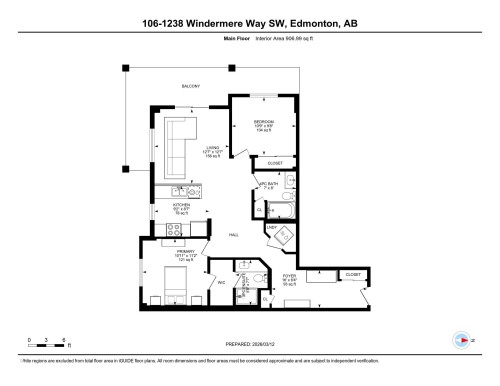 View of property floor plan - 106 1238 Windermere Way, Edmonton, AB - Other