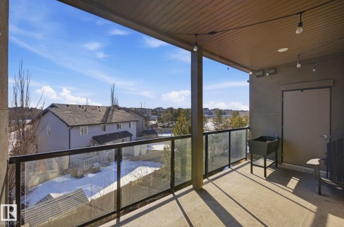 View of balcony - 309 625 Leger Way, Edmonton, AB - Outdoor With Balcony With Exterior