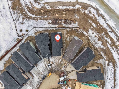 View of snowy aerial view - 13 Trill Point(E), Spruce Grove, AB - Outdoor With View