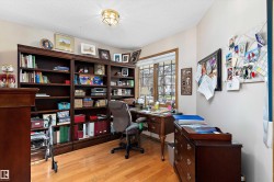 Main floor additional bedroom close to full private bathroom. - 