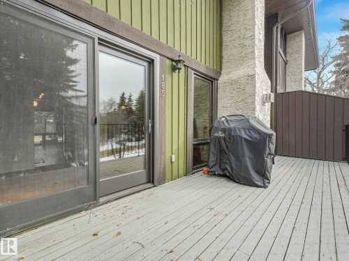 185 Hearthstone, Edmonton, AB - Outdoor With Deck Patio Veranda With Exterior