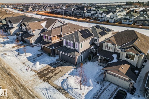 Aerial perspective of suburban area - 1611 158 Street, Edmonton, AB - Outdoor