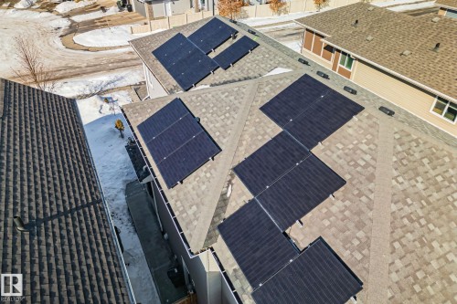Aerial perspective of suburban area - 1611 158 Street, Edmonton, AB - Outdoor