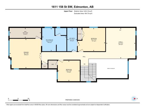 View of floor plan / room layout - 1611 158 Street, Edmonton, AB - Other