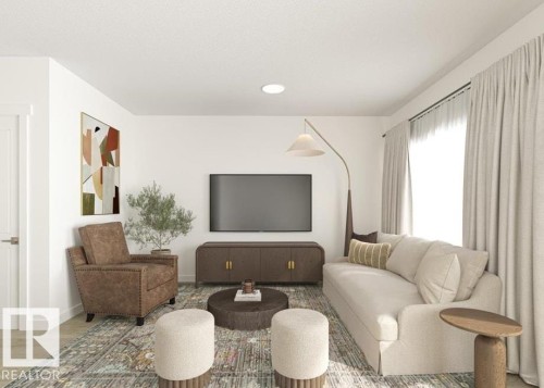 4507 Warbler Loop, Edmonton, AB - Indoor Photo Showing Living Room