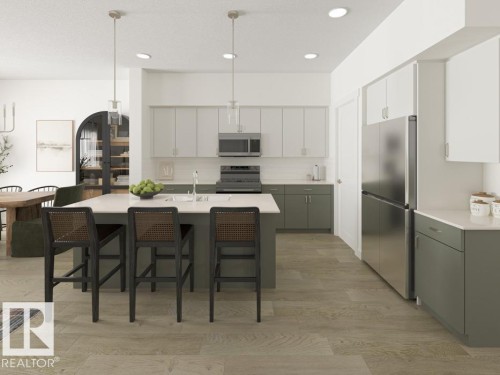 4507 Warbler Loop, Edmonton, AB - Indoor Photo Showing Kitchen With Upgraded Kitchen