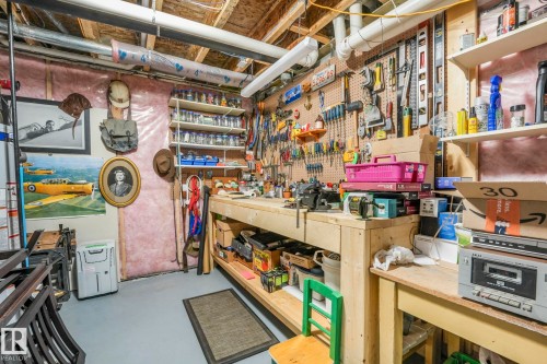 173 Hays Ridge Boulevard, Edmonton, AB - Indoor Photo Showing Basement