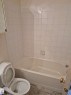 Full bath with toilet and bathing tub / shower combination - 410 17467 98A Avenue, Edmonton, AB  - Indoor Photo Showing Bathroom 
