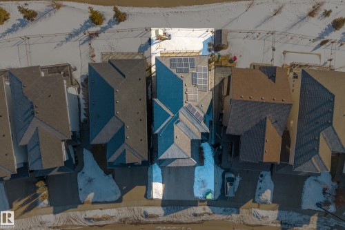 Aerial view of residential area - 9727 205 Street, Edmonton, AB - 