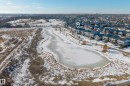 Snowy aerial view with a residential view - 9727 205 Street, Edmonton, AB  - Outdoor With View 
