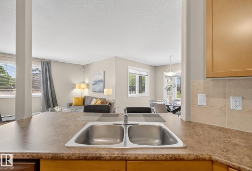 120 1204 156 Street, Edmonton, AB - Indoor Photo Showing Kitchen With Double Sink