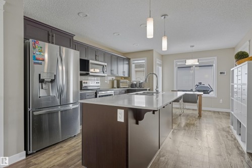 1253 163 Street, Edmonton, AB - Indoor Photo Showing Kitchen With Upgraded Kitchen