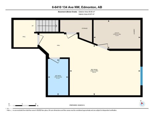 Floor plan - 6 6410 134 Avenue Nw, Edmonton, AB - Other
