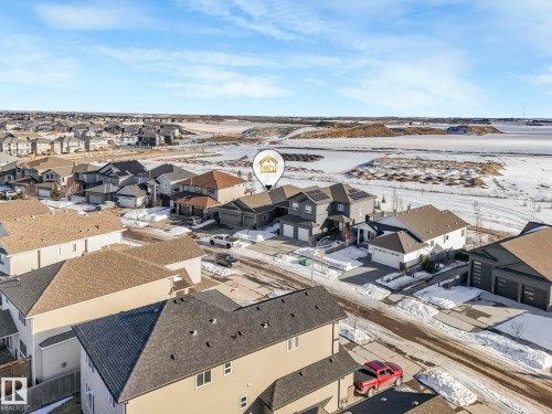 Aerial view of residential area - 117 Mcdowell Wynd, Leduc, AB - Outdoor With View
