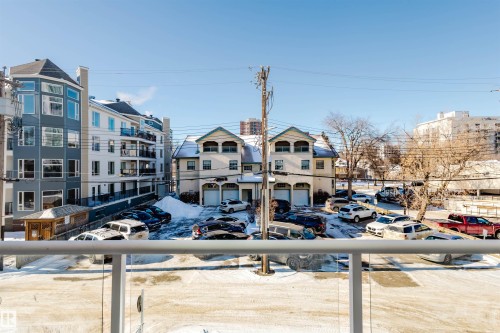 View of parking - 207 9910 111 Street, Edmonton, AB - Outdoor