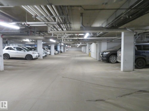 View of parking garage - 415 2590 Anderson Way, Edmonton, AB - Indoor Photo Showing Garage