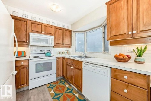 7809 116 Street, Edmonton, AB - Indoor Photo Showing Kitchen With Double Sink