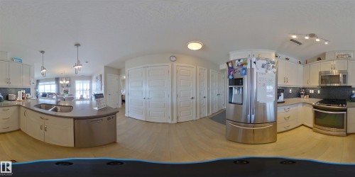910 2755 109 Street, Edmonton, AB - Indoor Photo Showing Kitchen With Double Sink