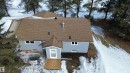View of snowy aerial view - 4801 52 Avenue, Andrew, AB  - Outdoor 