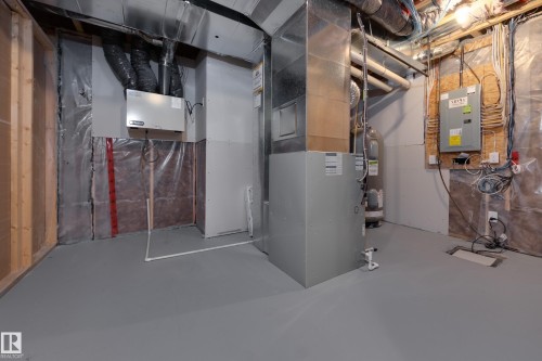 7473 Colonel Mewburn Road, Edmonton, AB - Indoor Photo Showing Basement