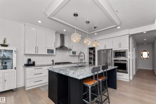 2009 Blue Jay Crest, Edmonton, AB - Indoor Photo Showing Kitchen With Upgraded Kitchen