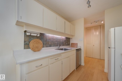 306 12121 Jasper Avenue, Edmonton, AB - Indoor Photo Showing Kitchen