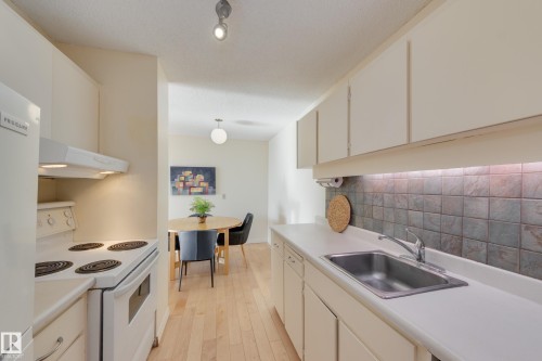 306 12121 Jasper Avenue, Edmonton, AB - Indoor Photo Showing Kitchen
