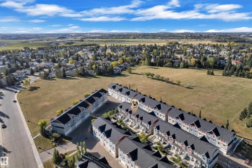 Aerial perspective of suburban area - #38 1508 105 St Nw, Edmonton, AB - Outdoor With View