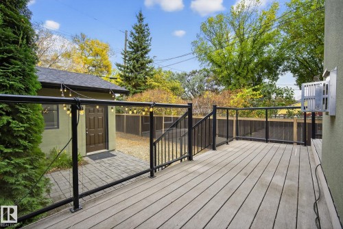 11106 76 Avenue, Edmonton, AB - Outdoor With Deck Patio Veranda With Exterior