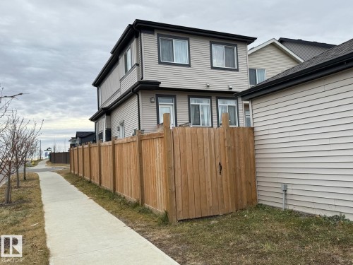 Back of property - 1404 Podersky Link, Edmonton, AB - Outdoor With Exterior