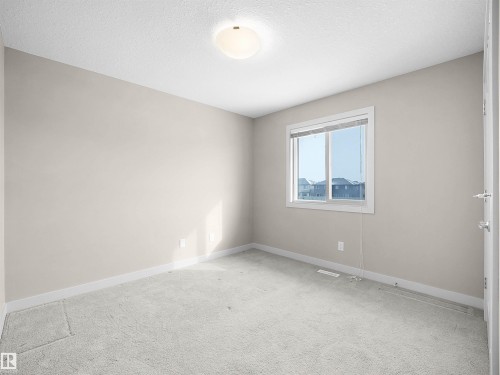 Spare room featuring light carpet and a textured ceiling - 1659 Hammond Crescent, Edmonton, AB - Indoor Photo Showing Other Room