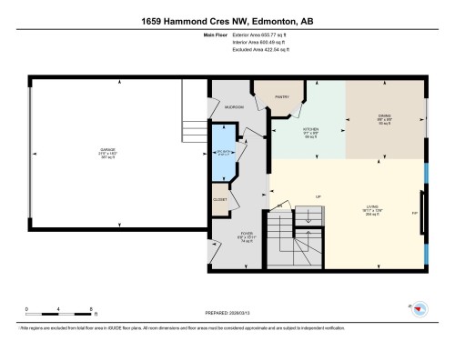 View of property floor plan - 1659 Hammond Crescent, Edmonton, AB - Other