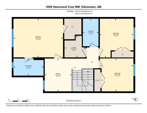 View of home floor plan - 1659 Hammond Crescent, Edmonton, AB - Other