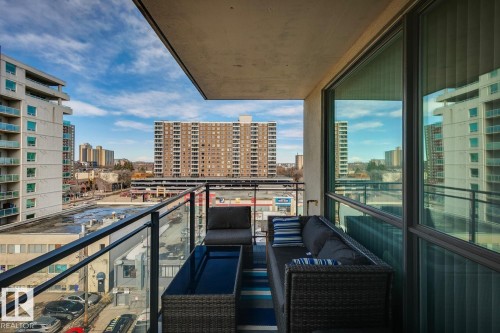 703 10046 117 Street, Edmonton, AB - Outdoor With Balcony With Exterior