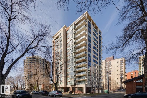 703 10046 117 Street, Edmonton, AB - Outdoor With Balcony With Facade