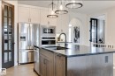 104 Redpoll Wynd, St. Albert, AB  - Indoor Photo Showing Kitchen With Upgraded Kitchen 