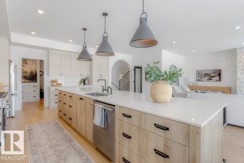 10 Redwing Wynd, St. Albert, AB - Indoor Photo Showing Kitchen With Upgraded Kitchen