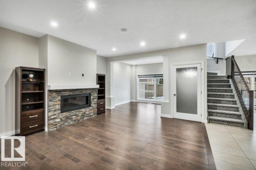 2228 22 Street, Edmonton, AB - Indoor With Fireplace
