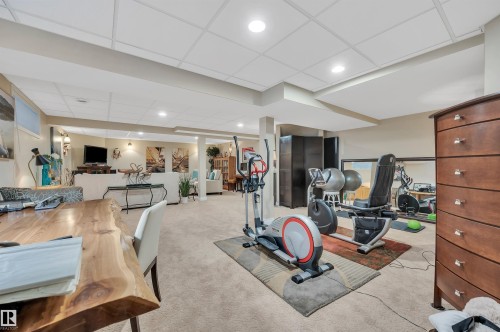 49 Berrymore Drive, St. Albert, AB - Indoor Photo Showing Gym Room