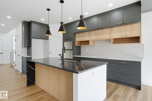 7603 92 Avenue, Edmonton, AB - Indoor Photo Showing Kitchen With Upgraded Kitchen