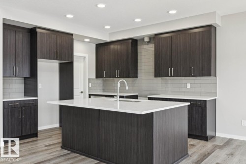 2334 Egret Way, Edmonton, AB - Indoor Photo Showing Kitchen With Upgraded Kitchen