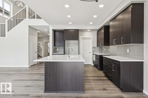 2334 Egret Way, Edmonton, AB - Indoor Photo Showing Kitchen With Upgraded Kitchen