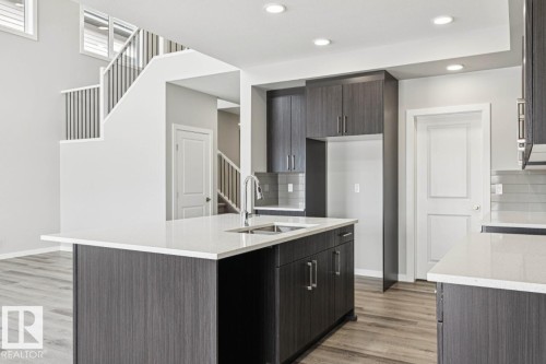 2334 Egret Way, Edmonton, AB - Indoor Photo Showing Kitchen With Double Sink