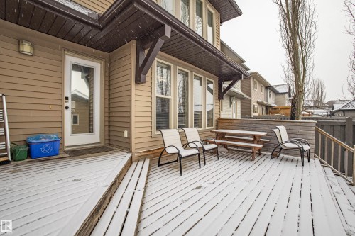 View of deck - 2224 Austin Way, Edmonton, AB - Outdoor With Deck Patio Veranda With Exterior
