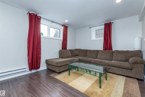 12836 107 Street, Edmonton, AB - Indoor Photo Showing Living Room