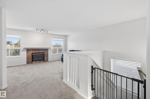 38 Embassy Place, St. Albert, AB - Indoor With Fireplace