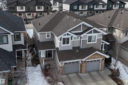 Aerial view of residential area - 1118 162 Street, Edmonton, AB - Outdoor With Facade